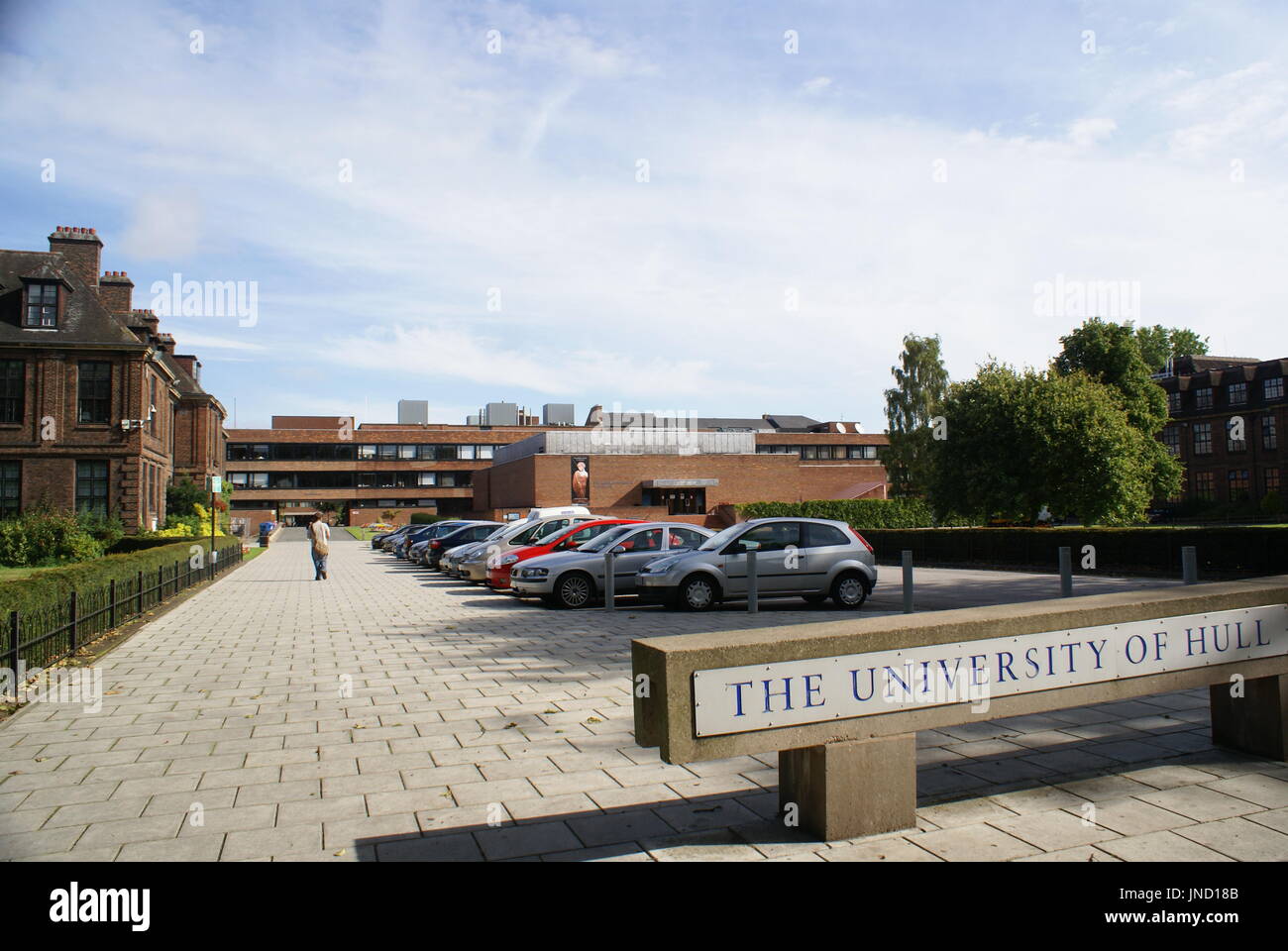 La Universidad de Hull, Kingston upon Hull Foto de stock