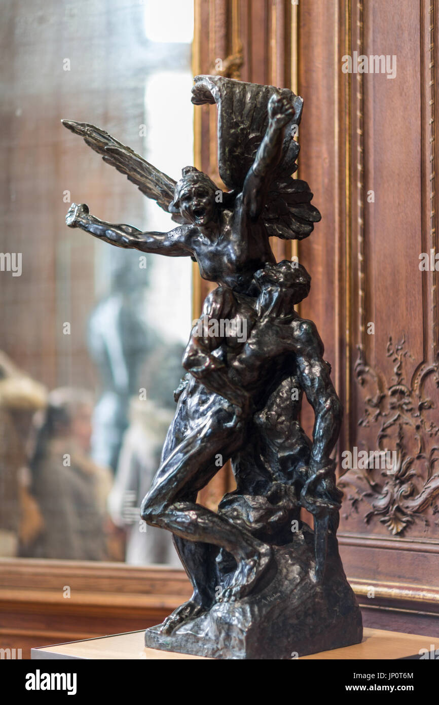 París, Francia - Marzo 3, 2016: el Museo Rodin. El Museo Rodin fue fundada en 1919 en el Hotel Biron, en la rue de Varenne. Foto de stock