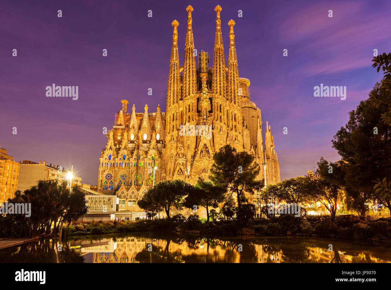 España Barcelona España Barcelona Antoni Gaudí, La Sagrada Familia Barcelona la catedral de la Sagrada Familia de Barcelona cataluña catalunya España Europa ue Foto de stock