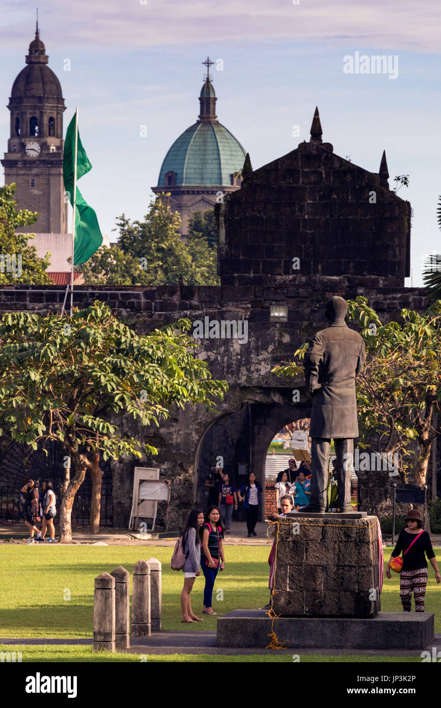 Fuerte Santiago, Intramuros, Manila, Filipinas Foto de stock