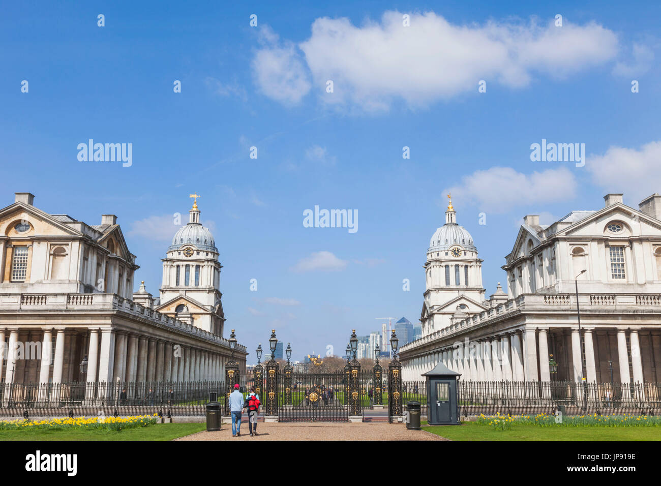 Inglaterra, Londres, Greenwich, el Old Royal Naval College Foto de stock