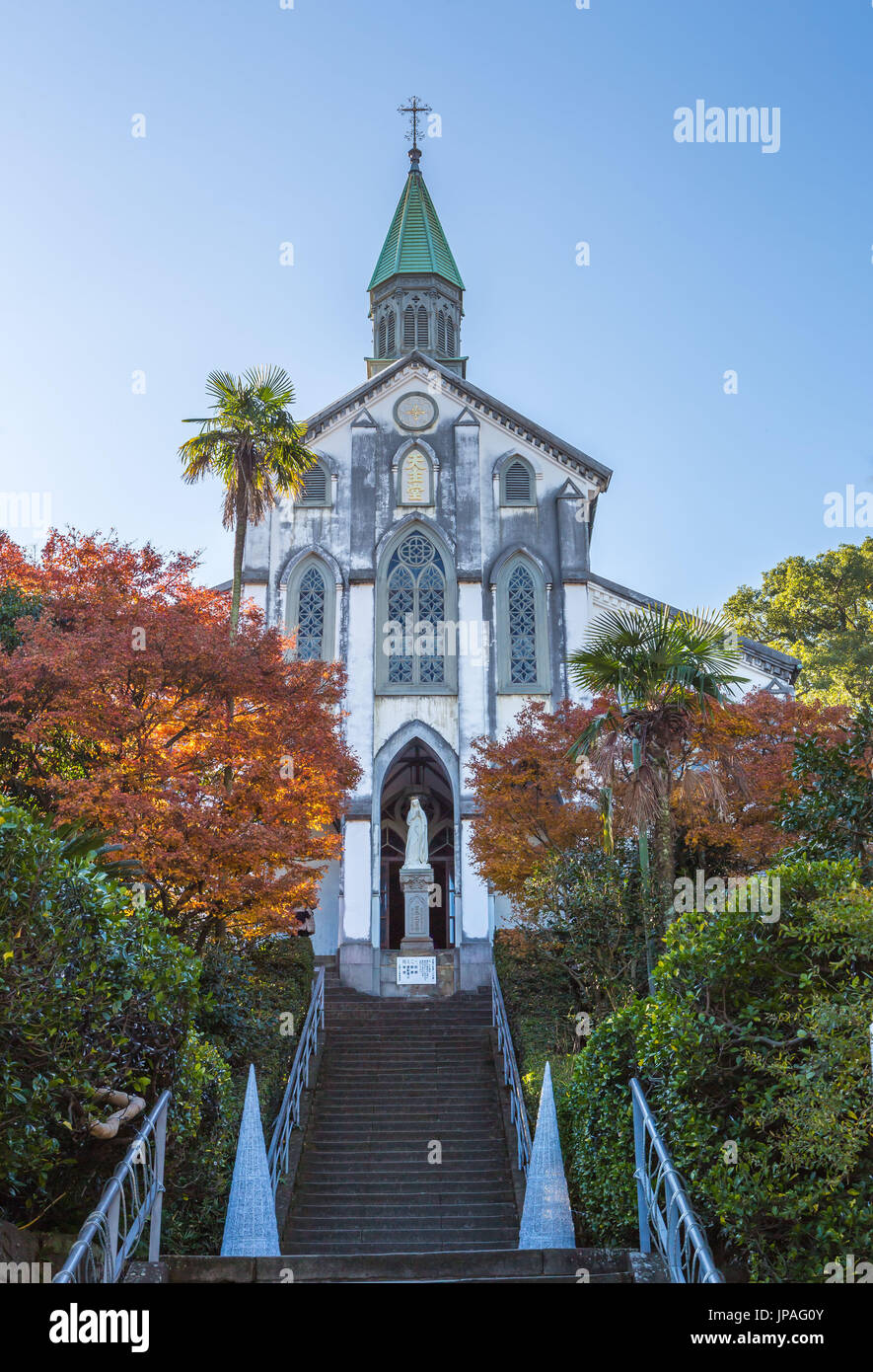 Japón, Kyushu , de la ciudad de Nagasaki, Oura, la iglesia más antigua de Japón Foto de stock