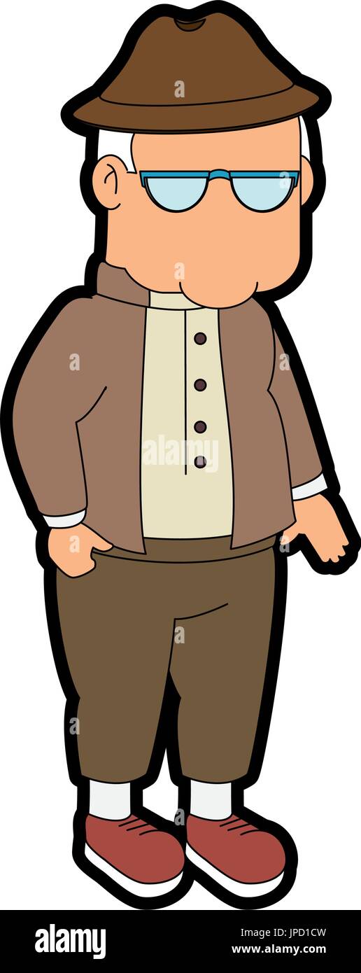 Abuelo sin rostro sobre fondo blanco icono de dibujos animados Imagen Vector de stock - Alamy Abuelo sin rostro sobre fondo blanco icono de dibujos animados Imagen Vector de stock - Alamy