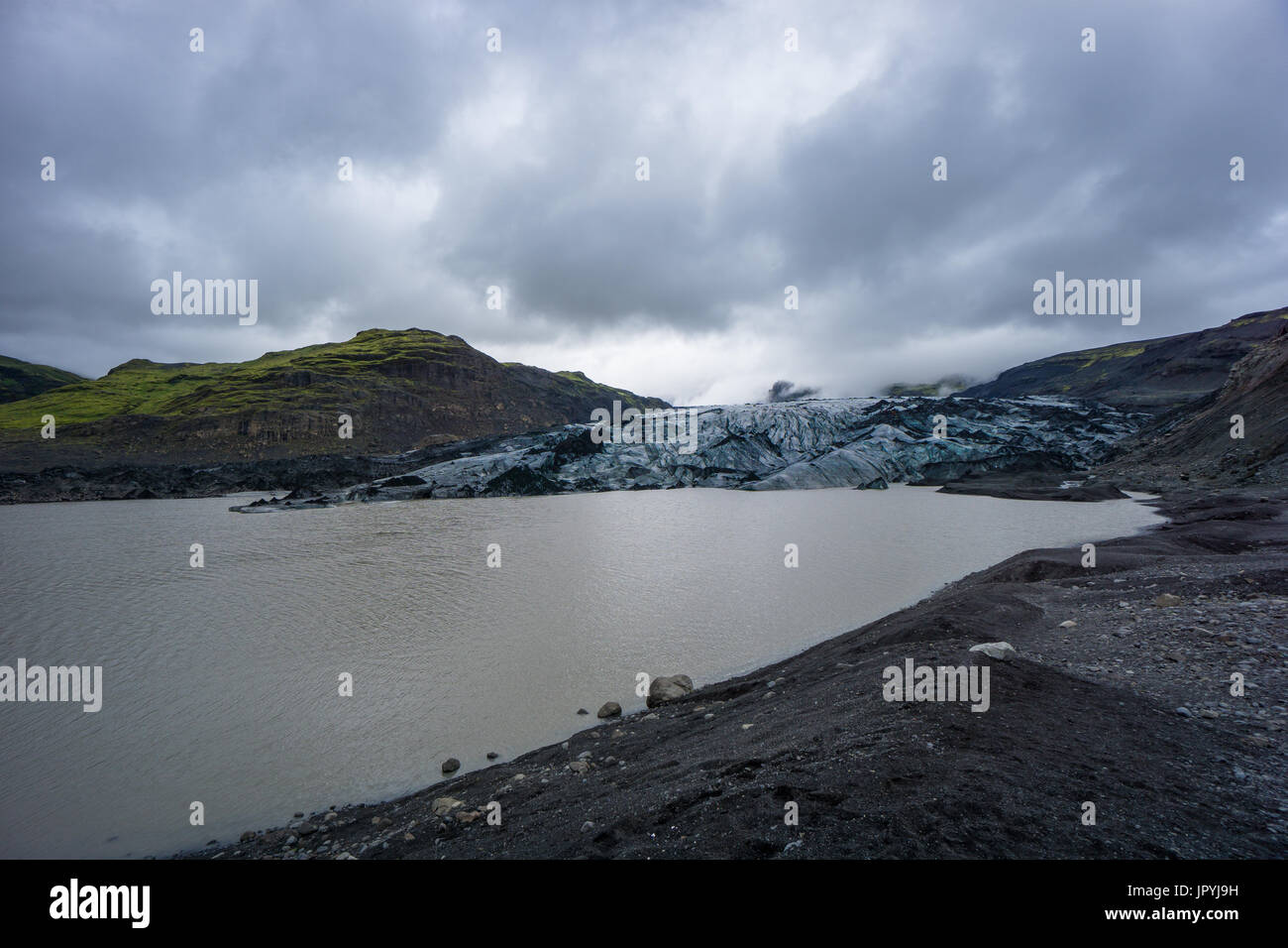 Islandia - Increíble hielo en turquesa Laguna glaciar fjallsarlon Foto de stock