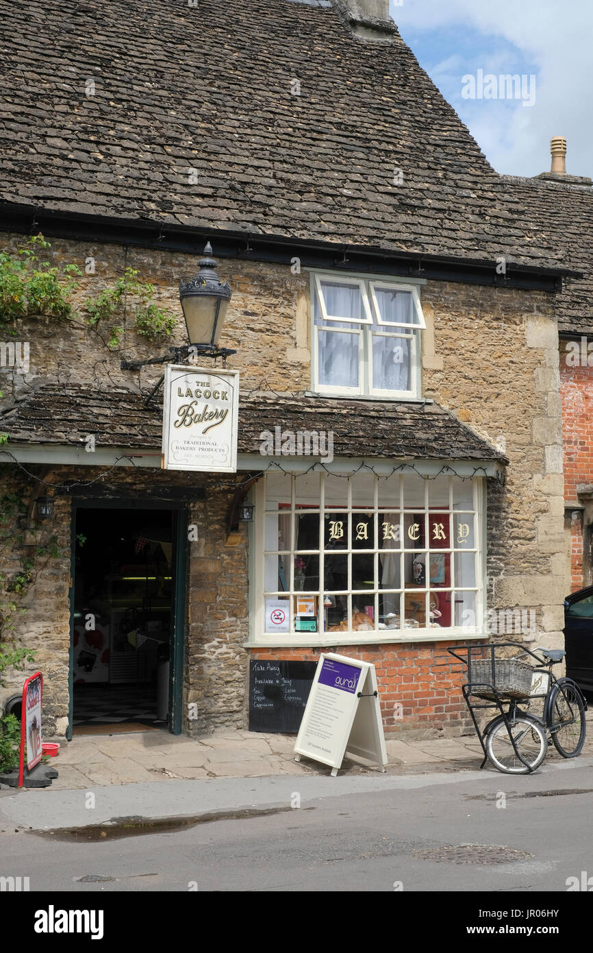 Imágenes de Lacock, una pintoresca villa en Wiltshire, Inglaterra Foto de stock