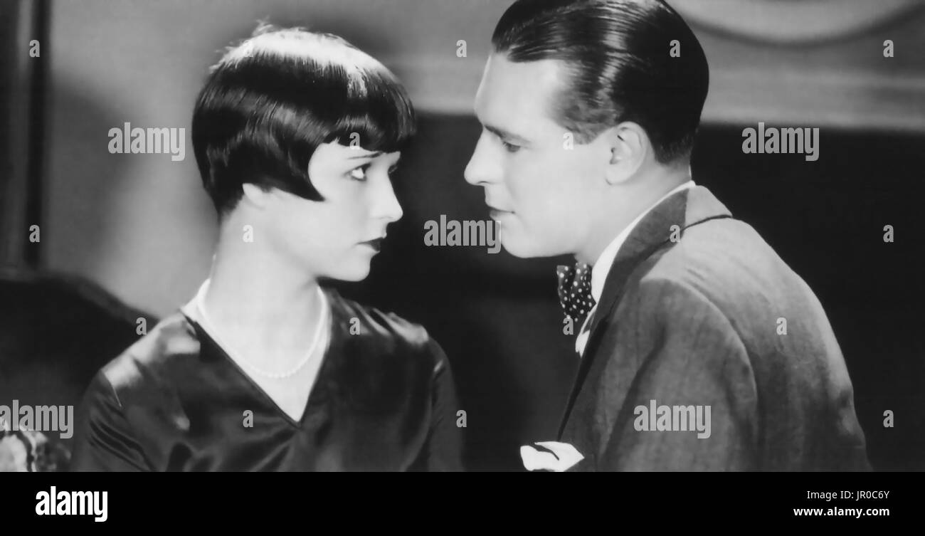 Amor 'EM Y DEJAR 'EM 1926 Paramount Pictures film mudo con Louise Brooks y Lawrence gris Foto de stock