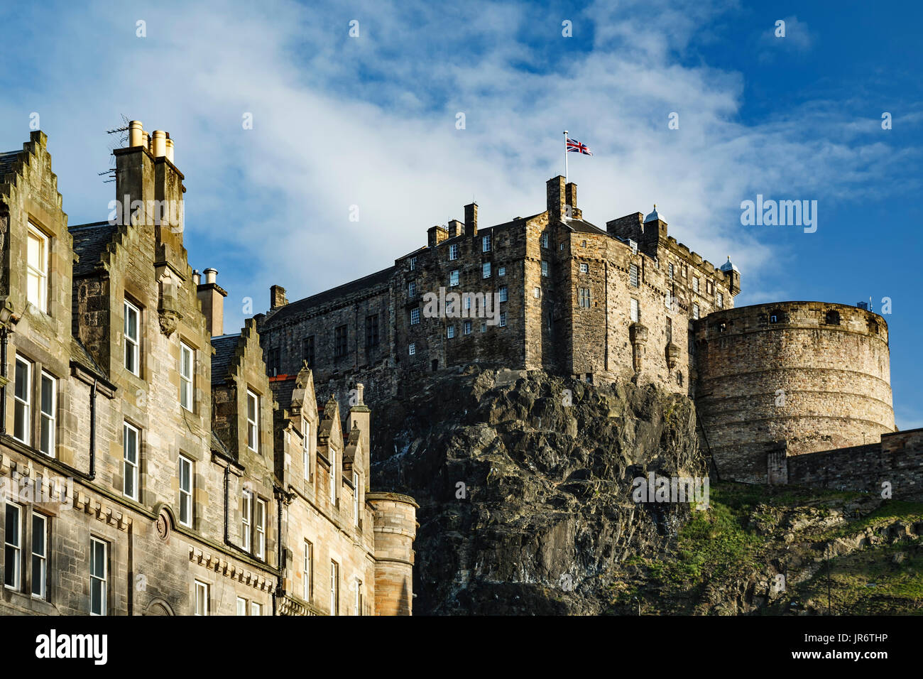 El Castillo de Edimburgo, Escocia, Reino Unido Foto de stock