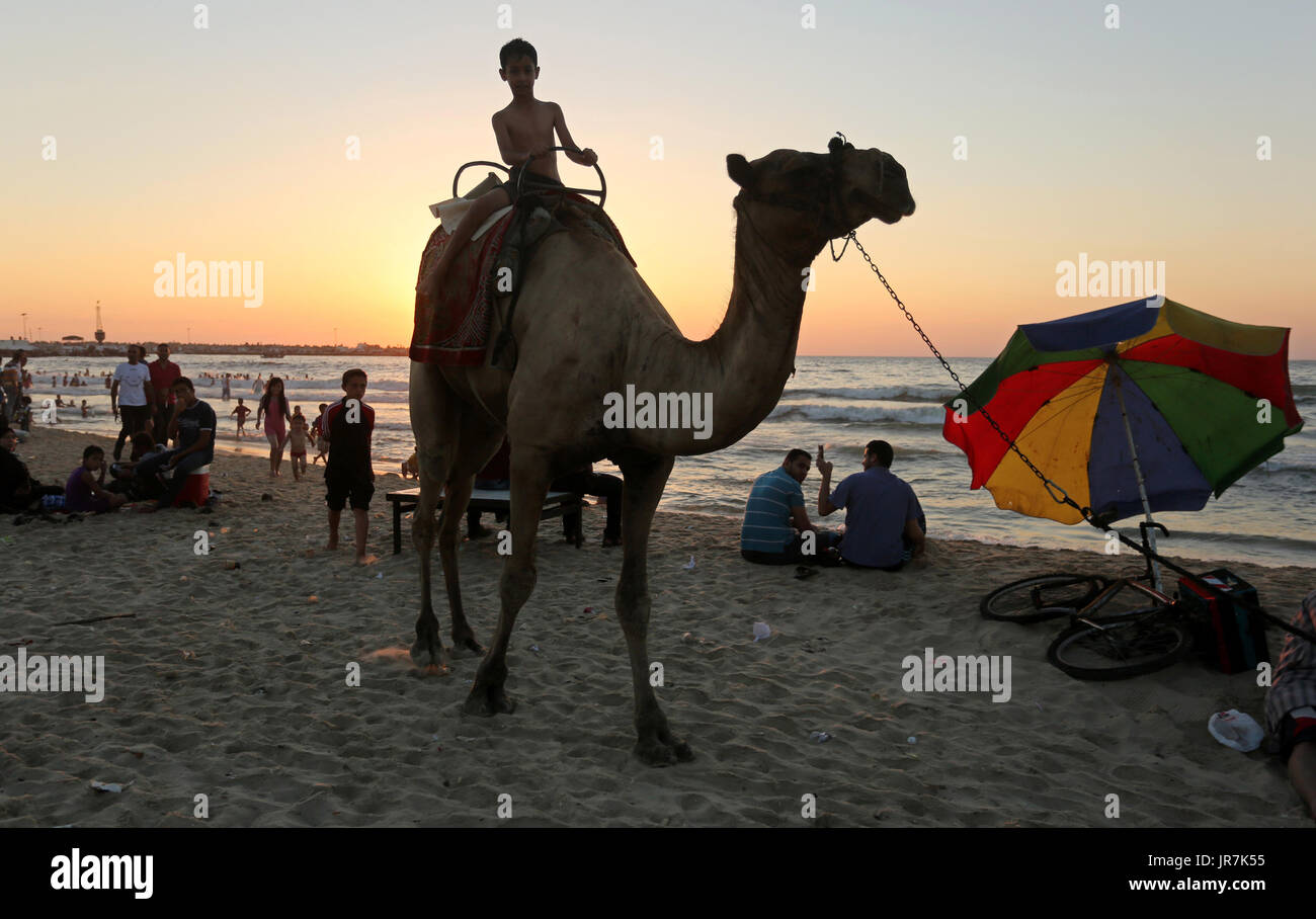 Agosto 4, 2017 La Ciudad de Gaza, franja de Gaza, Territorios