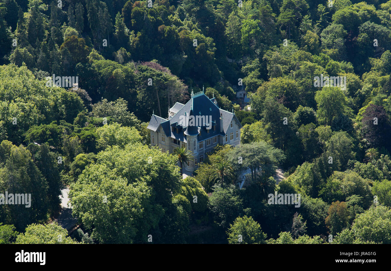 Casa usada en la película de Roman Polanski la novena entrada protagonizada por Johnny Depp en Sintra Portugal Foto de stock