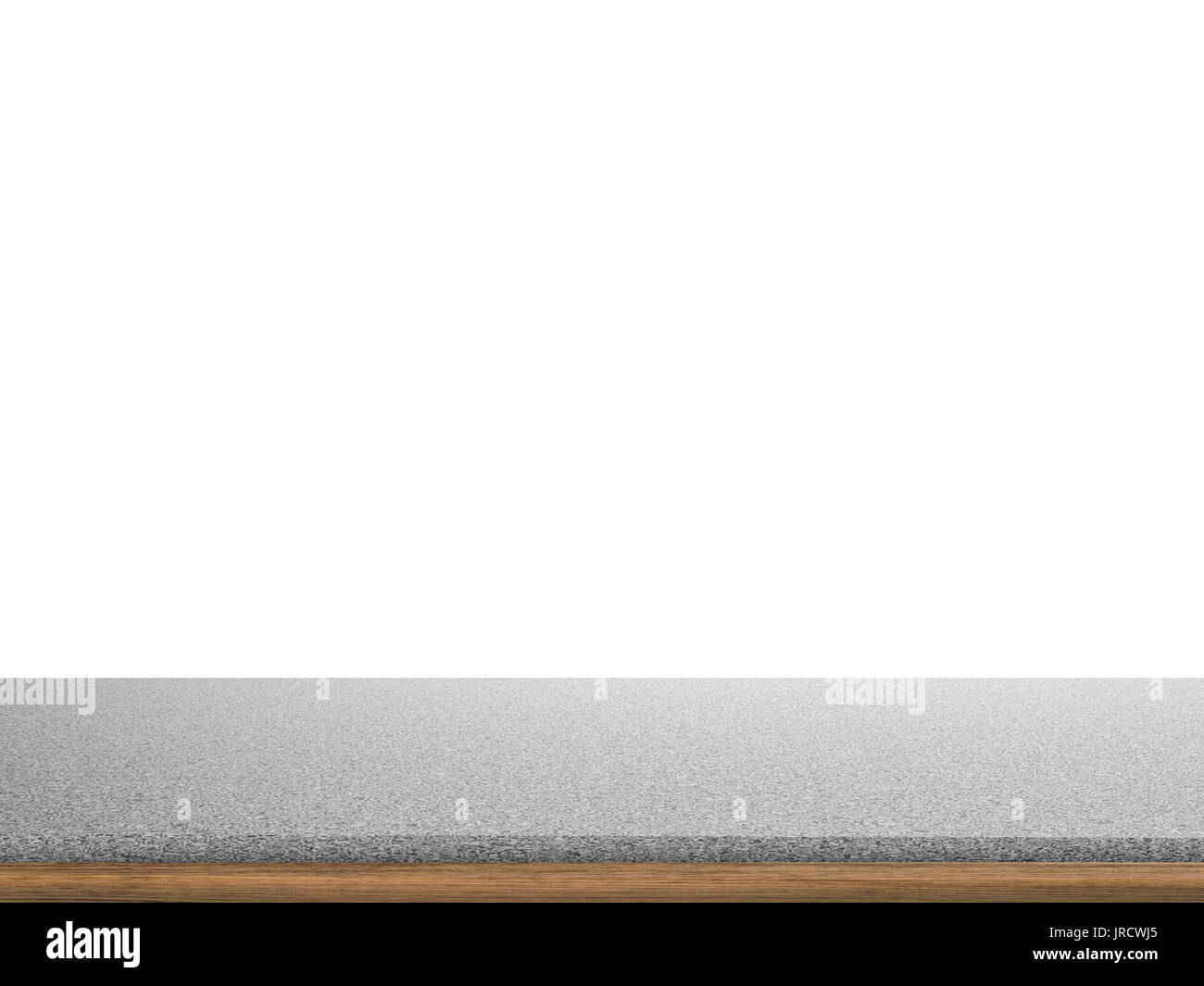 Encimera de granito sobre fondo blanco Fotografía de stock - Alamy