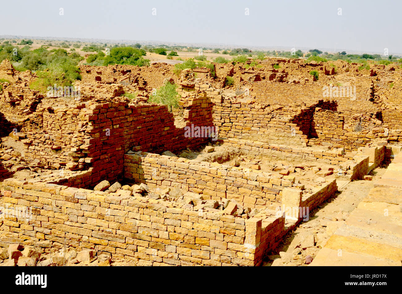 Ruinas de una ciudad Foto de stock