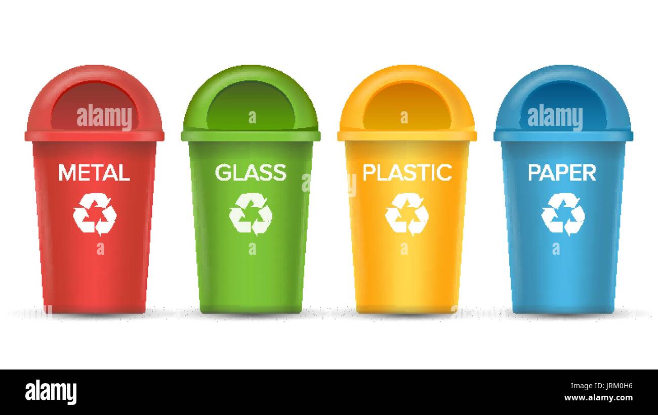 Contenedores de reciclaje vs Isla de reciclaje