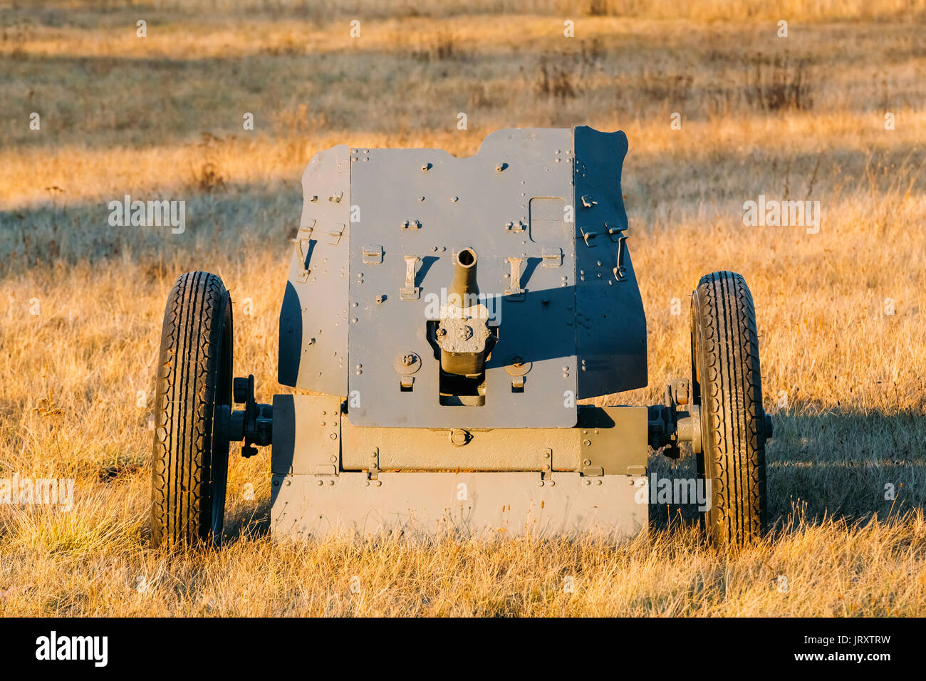 Anti-tanque alemán que disparó una pistola calibre 3.7 Cm Shell. Fue la principal arma antitanque de unidades de infantería de la Wehrmacht hasta mediados-1941. Anti-tanque alemán Foto de stock