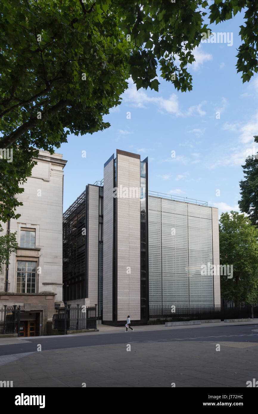 British Museum, el Centro de Exposiciones y la Conservación Mundial, Bloomsbury, Londres Foto de stock