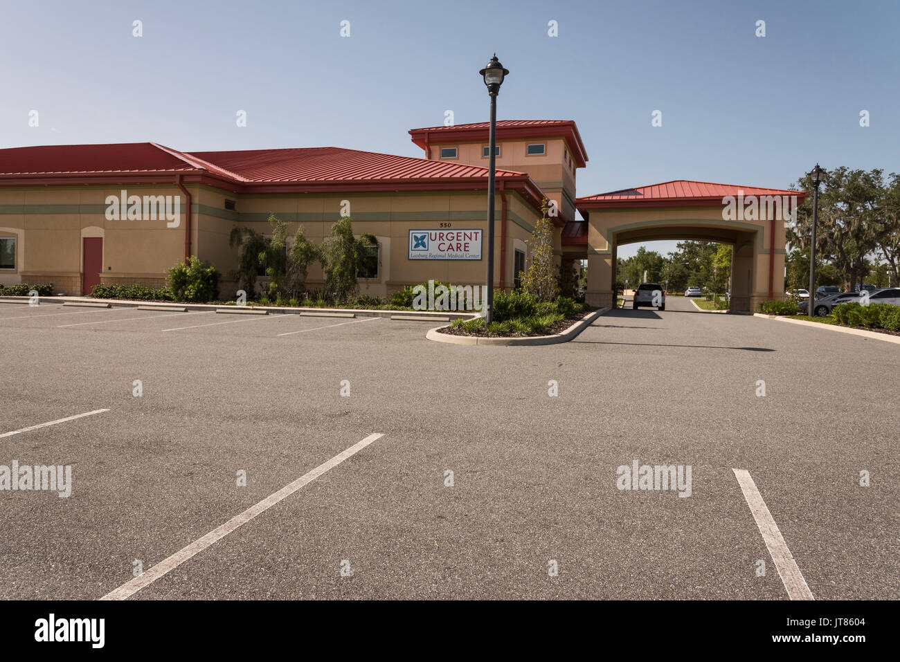 Centro de Cuidados Urgentes Leesburg Leesburg, Florida, EE.UU. Foto de stock