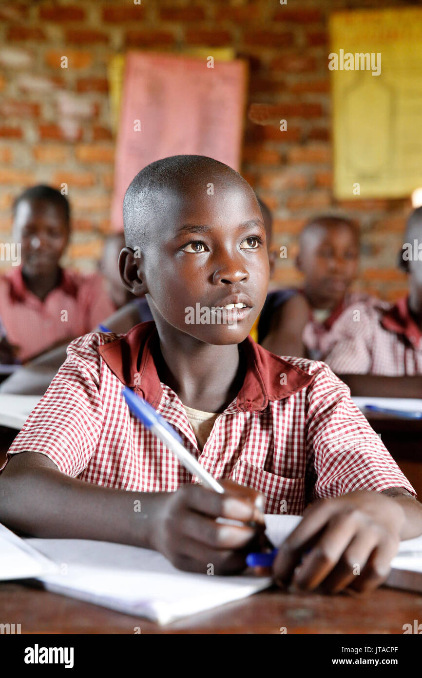 Escuela de Uganda, Uganda, África Foto de stock