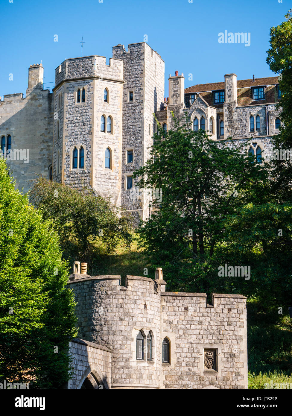 El Castillo de Windsor, Windsor, Berkshire, Inglaterra Foto de stock