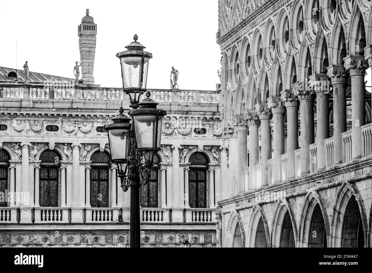 Famoso Palacio Ducal de Venecia - Palazzo Ducale Foto de stock