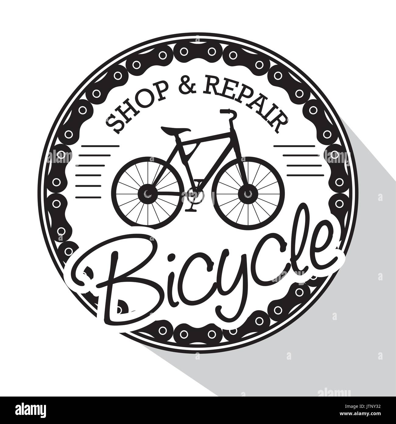 Logotipo de tienda de bicicletas modernas ilustración vectorial diseño  gráfico Imagen Vector de stock - Alamy