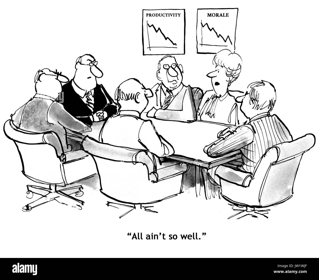 Caricatura Divertida De Entrenamiento Laboral