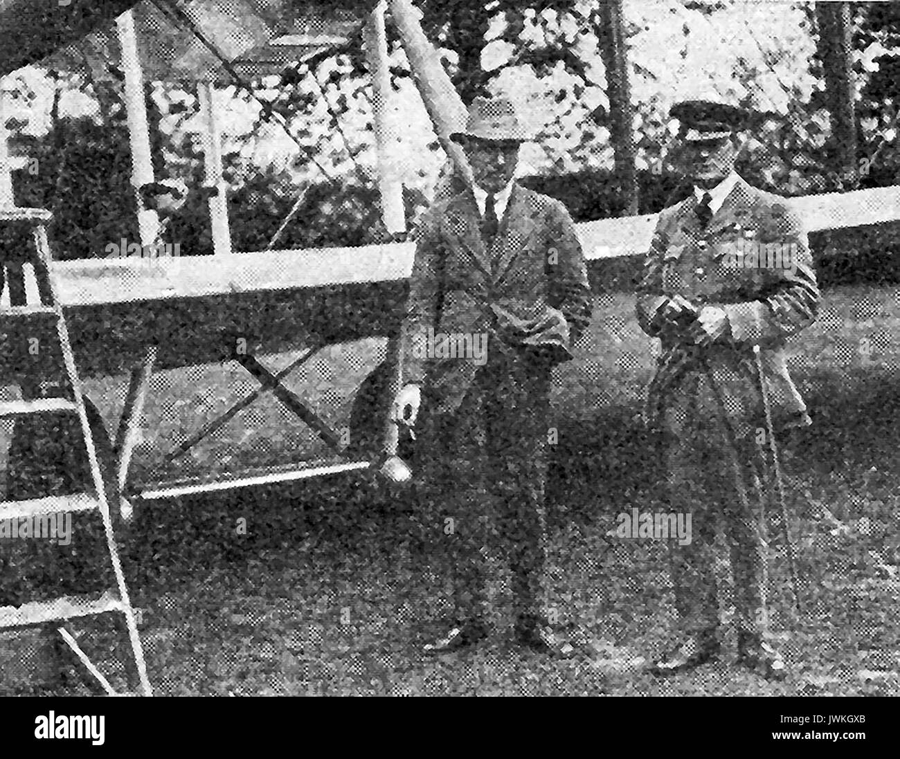 Aviadores Alcock y Brown Sir John Alcock y Sir Arthur Whitten Brown