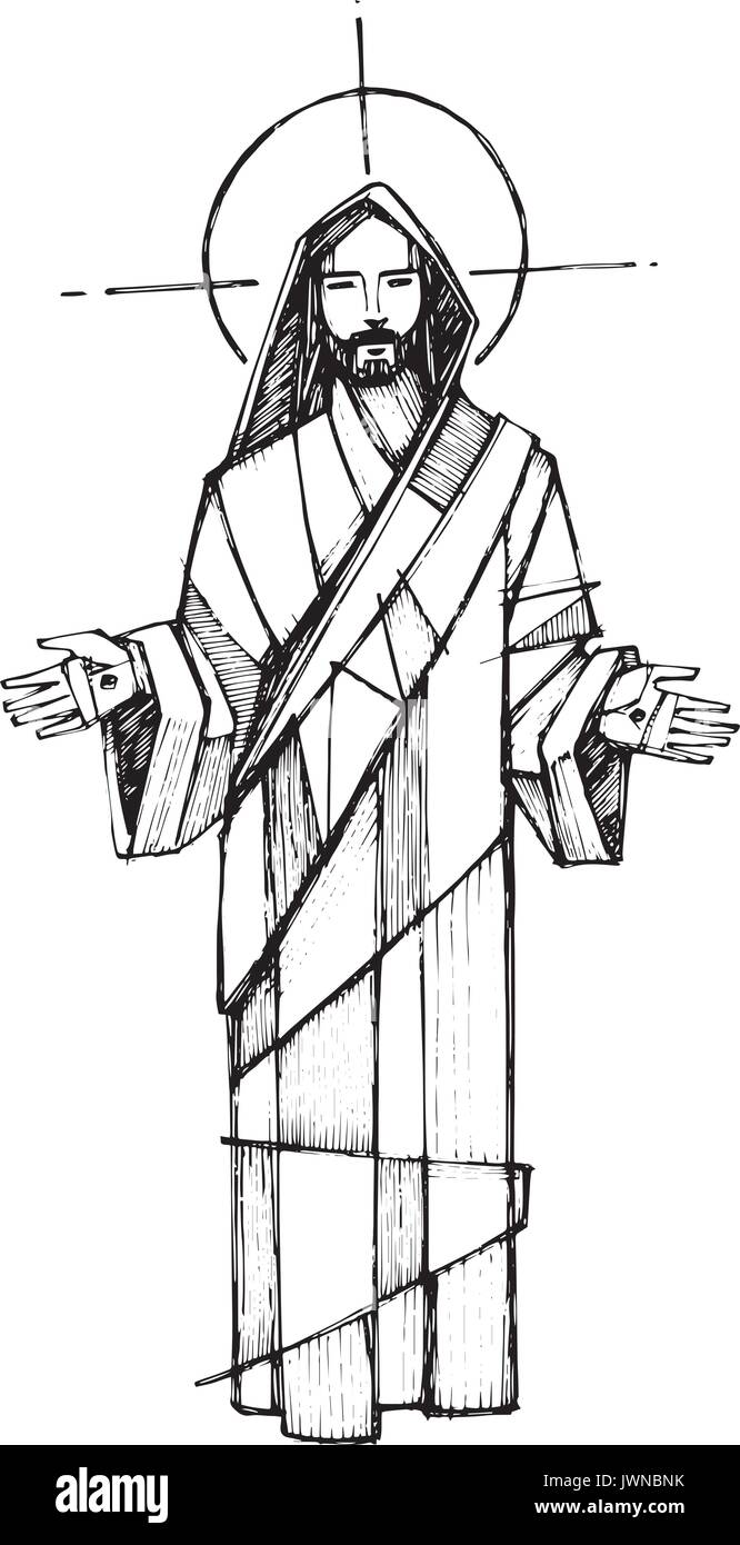 Ilustración vectorial de tinta dibujados a mano o un dibujo de