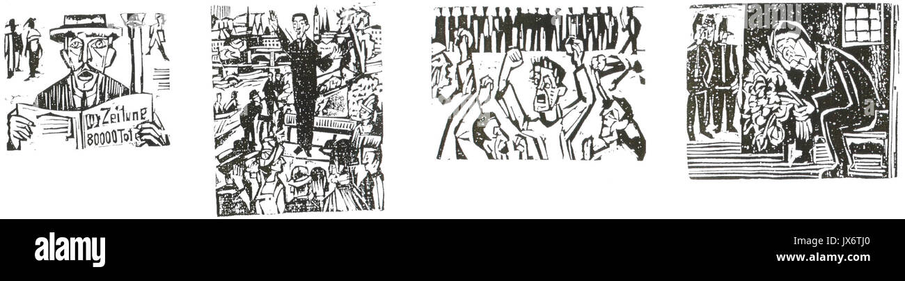 Max Daetwyler Holzschnitte Ernst Ludwig Kirchner 1 Foto de stock