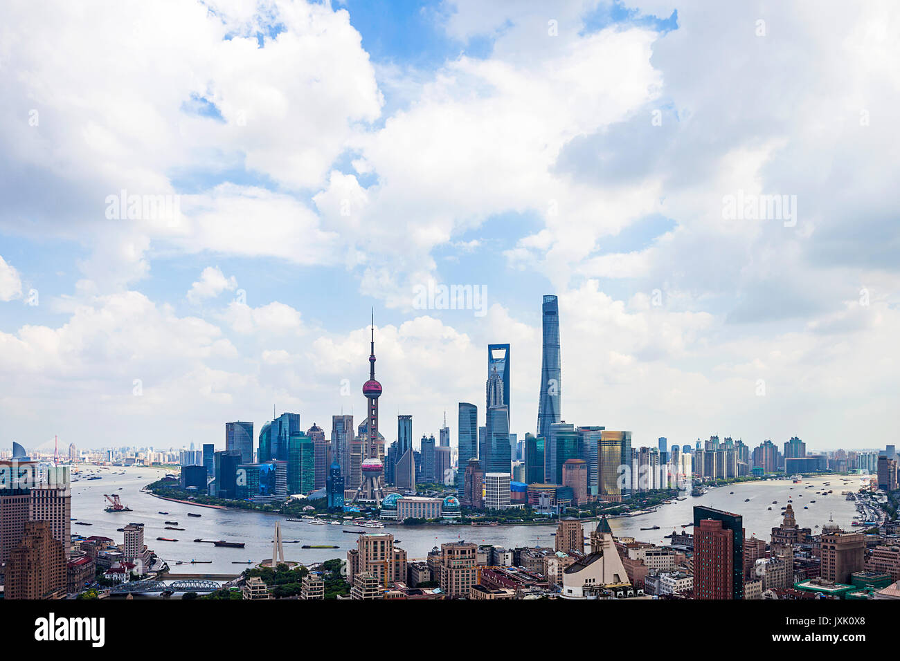 Paisaje urbano de Shanghai Foto de stock