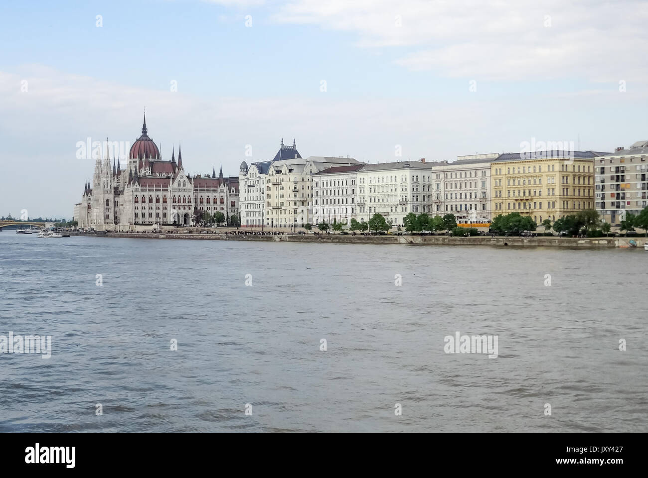 Vista panorámica de Budapest, capital de Hungría Foto de stock