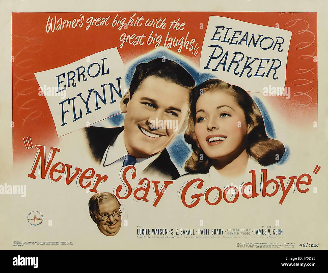 Nunca Digas Adiós 1946 Warner Bros la comedia con Eleanor Parker y Errol Flynn Foto de stock
