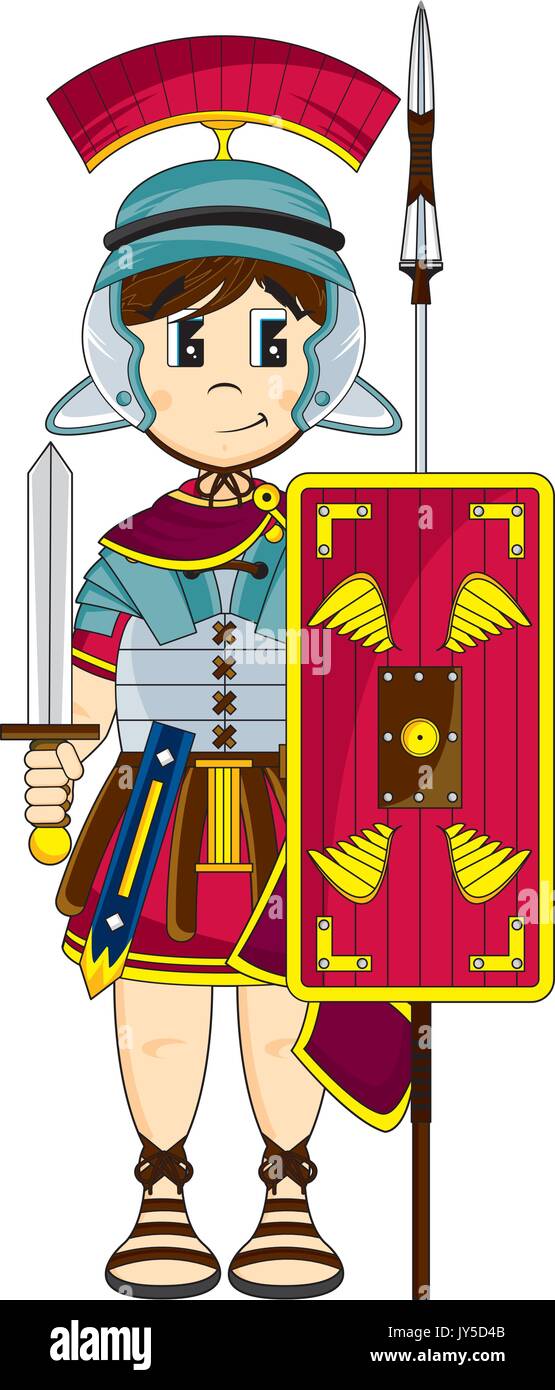 Soldado romano de dibujos animados fotografías e imágenes de alta  resolución - Alamy