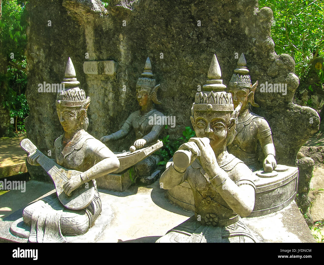 Koh Samui, Tailandia - Junio 21, 2008: Magia Tanim Buddha Garden, Koh Samui Island Foto de stock