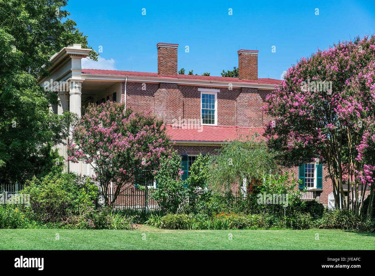 La ermita es una plantación histórica y museo, que anteriormente era la casa del presidente Andrew Jackson, Tennessee, EE.UU. Foto de stock