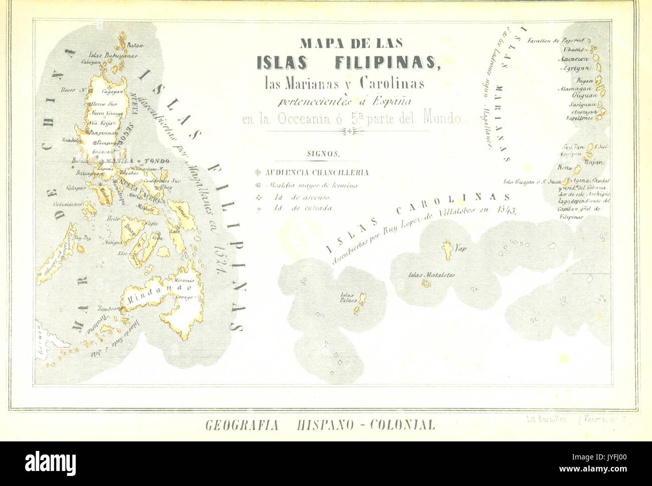 T.V.(1857) (10) MAPA DE LAS ISLAS FILIPINAS Y MARIANAS Fotografía de stock  - Alamy