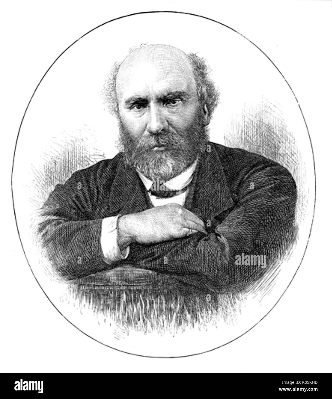 Sir William Stirling-Maxwell de Keir (1818 - 1878) escritor; señor rector de la Universidad de Edimburgo. Fecha: Foto de stock