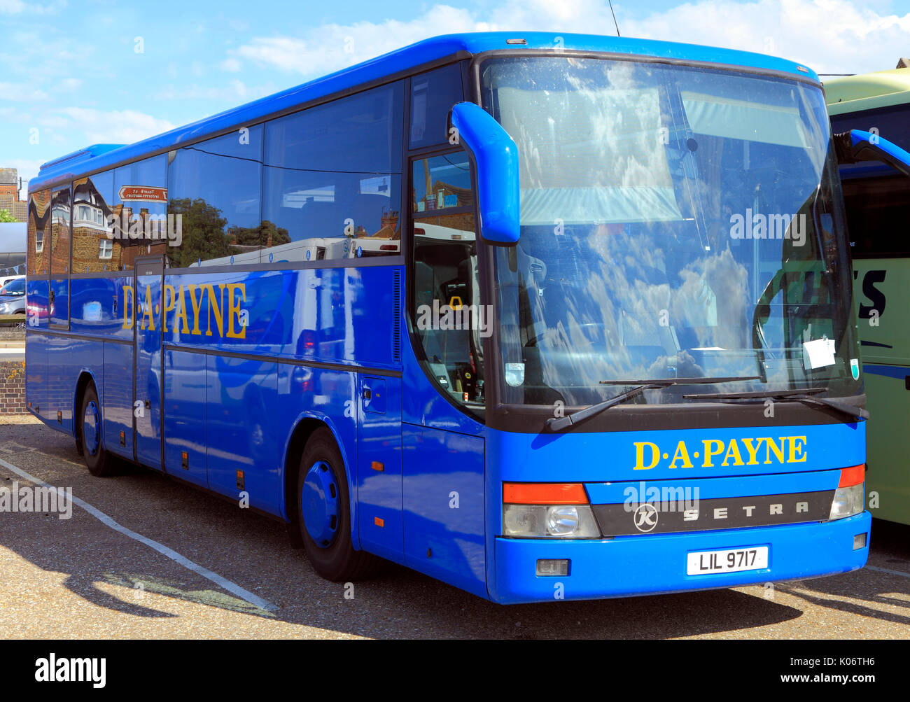 D.A. Payne, coach, entrenadores, día consejos, viaje, excursión, excursiones, agencia de viajes, compañías de transporte, vacaciones, viajes, Inglaterra, Reino Unido. Foto de stock