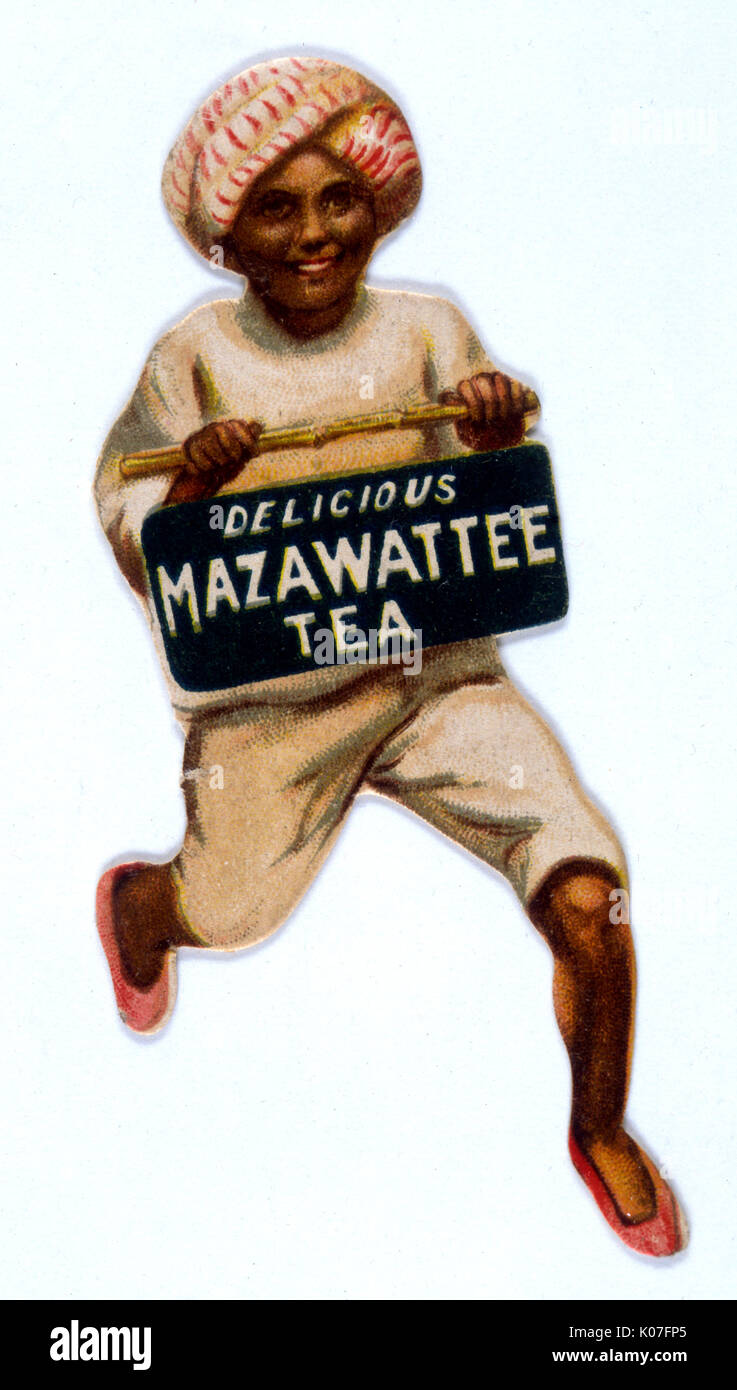 Delicioso té Mazawattee Fecha: circa 1890 Foto de stock