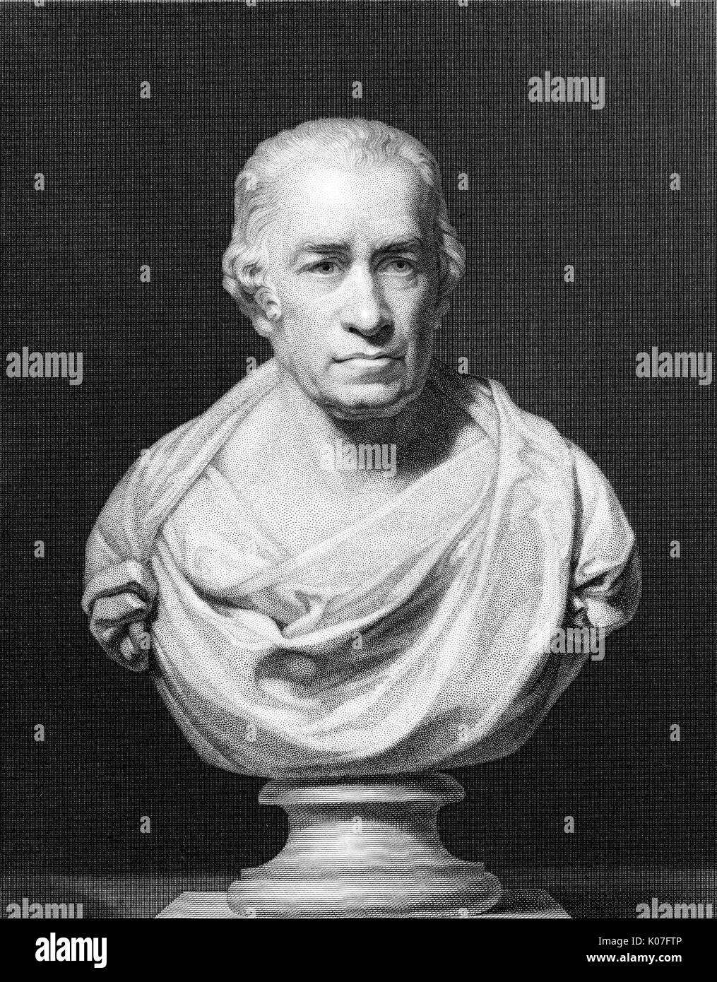 James Watt (1736 - 1819) Fecha: Foto de stock