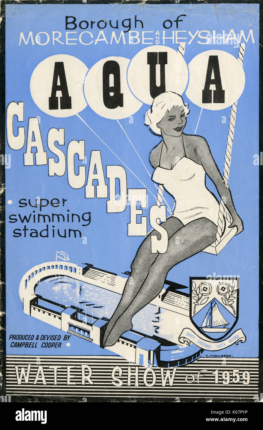 Aqua Cascades - Equipo de natación sincronizado Foto de stock