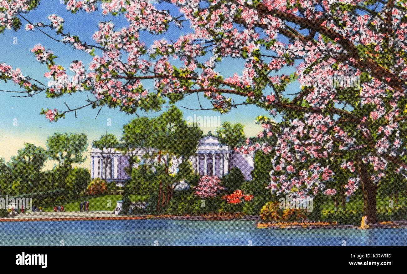 Cleveland, Ohio, EE.UU. - Cherry Blossom - Museo de Arte Foto de stock