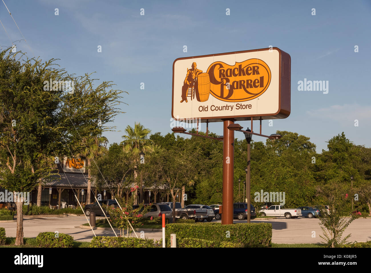 Cracker Barrel Old Country Store Restaurante Leesburg, Florida, EE.UU. Foto de stock