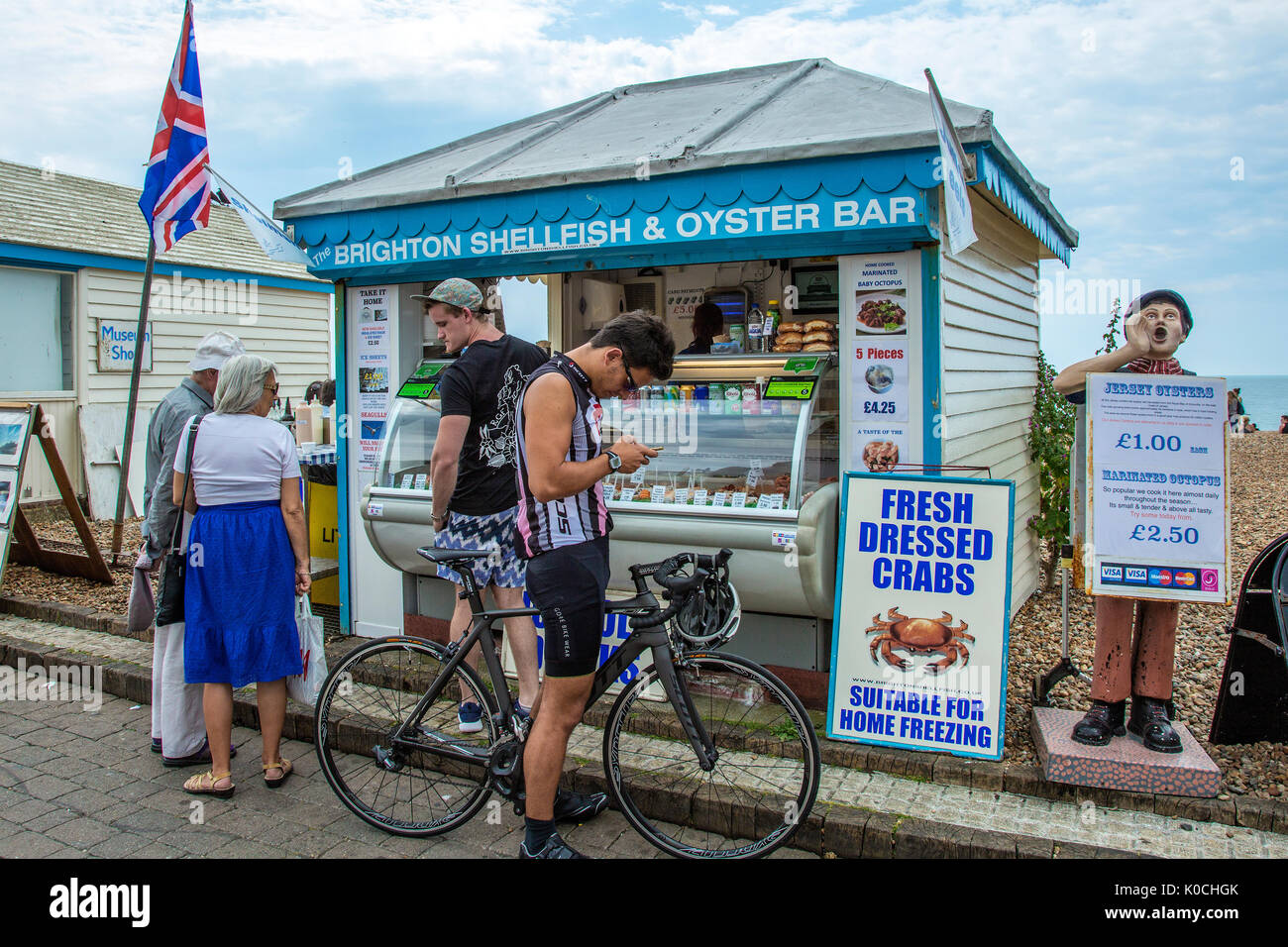 Seafood Bar, Brighton, REINO UNIDO Foto de stock