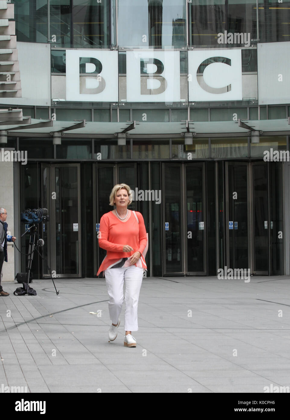 Anna soubry atiende la bbc andrew marr show en los estudios de la BBC en Londres, el 23 de julio de 2017 Foto de stock