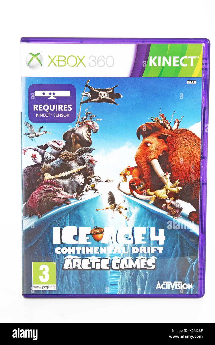 Juego de Xbox 360. Kinect Ice Age 4 Fotografía de stock - Alamy