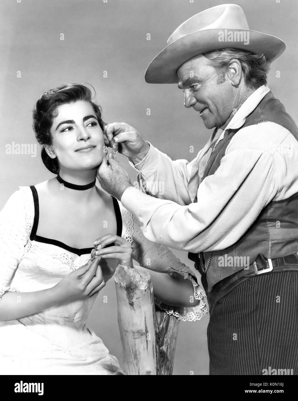 Homenaje a un hombre malo de 1956 películas de MGM con Irene Papas y James Cagney Foto de stock