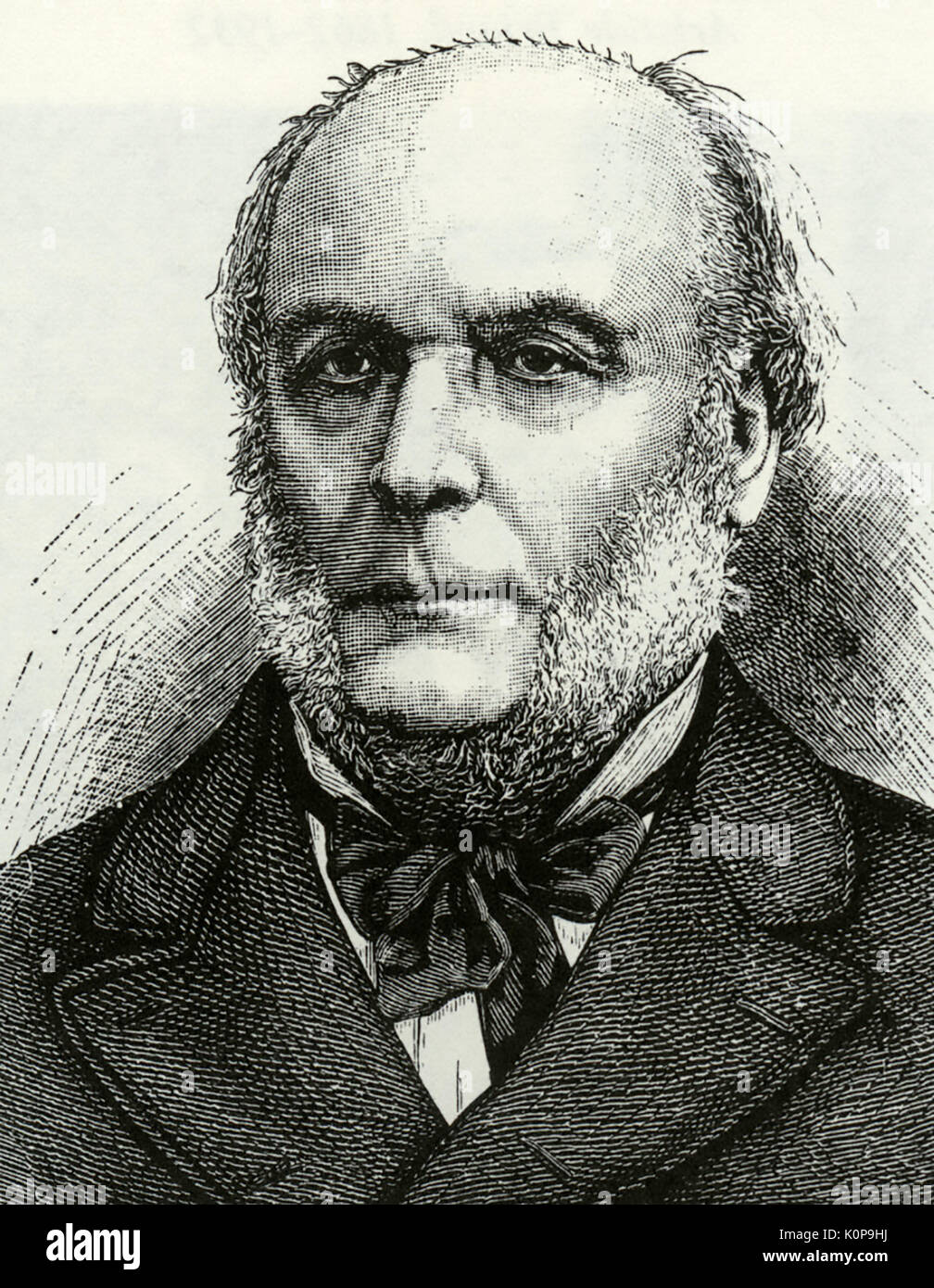 JULES GREVY (1807-1891) y Presidente de la Tercera República Francesa Foto de stock