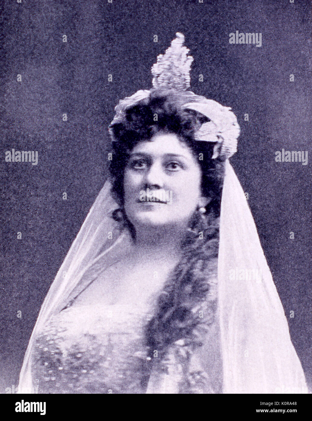 NORDICA, Lilian - Soprano Americana (1857-1914) Foto de stock