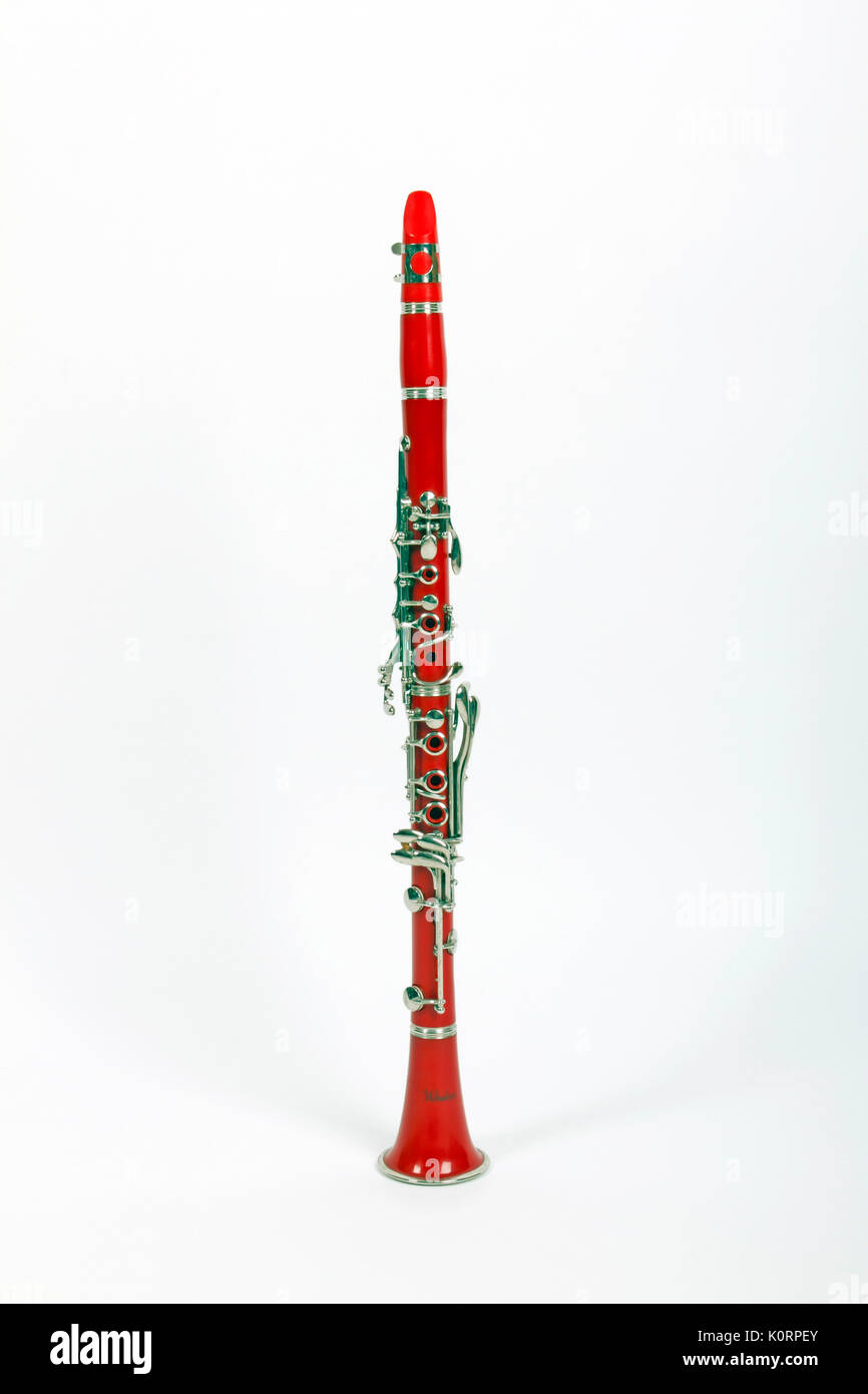 Rojo si bemol clarinete, realizados por Windsor Fotografía de stock - Alamy