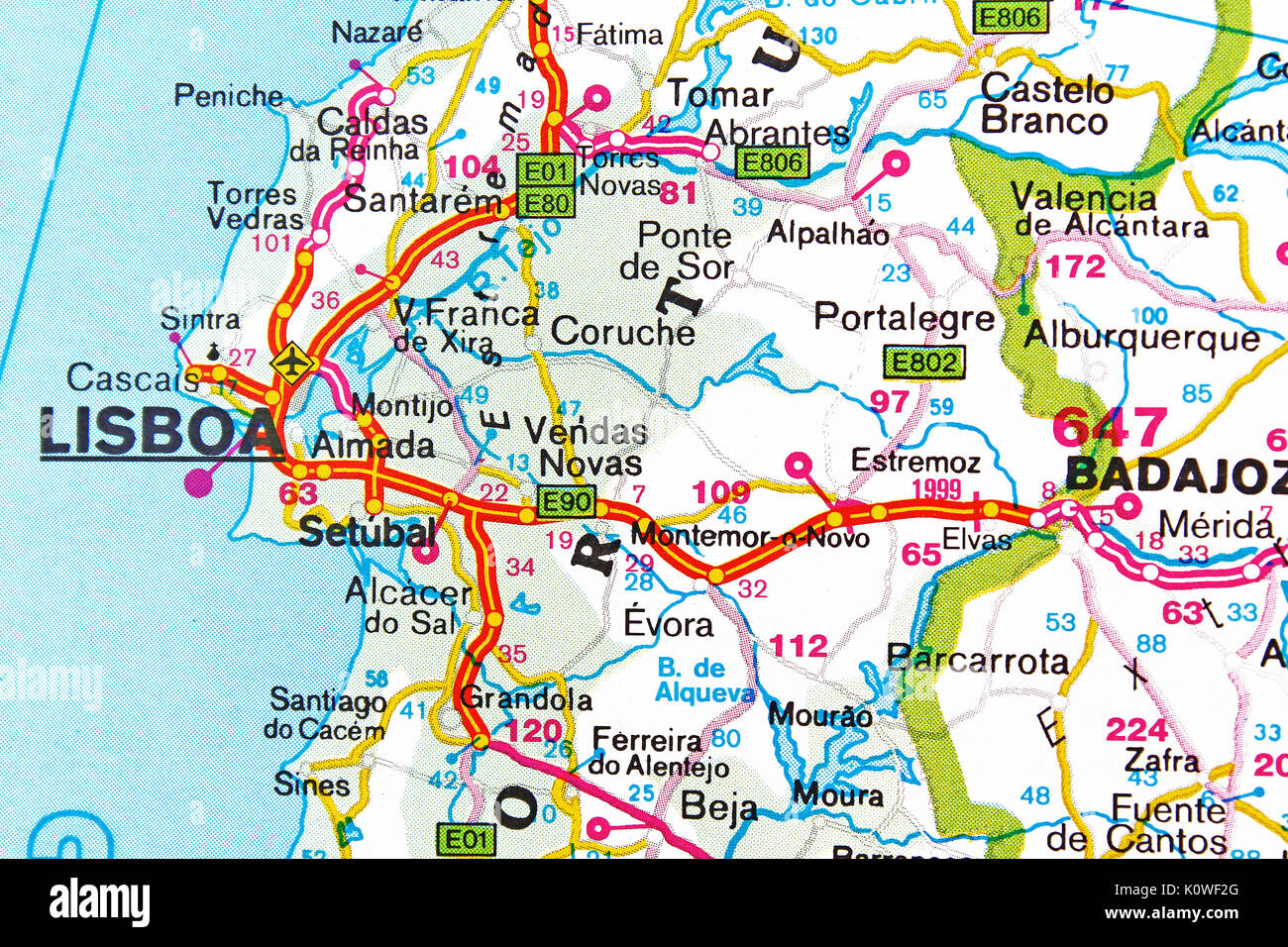 mapa carreteras lisboa Lisboa Mapa Mapa de la ciudad mapa de carreteras Fotografía de 