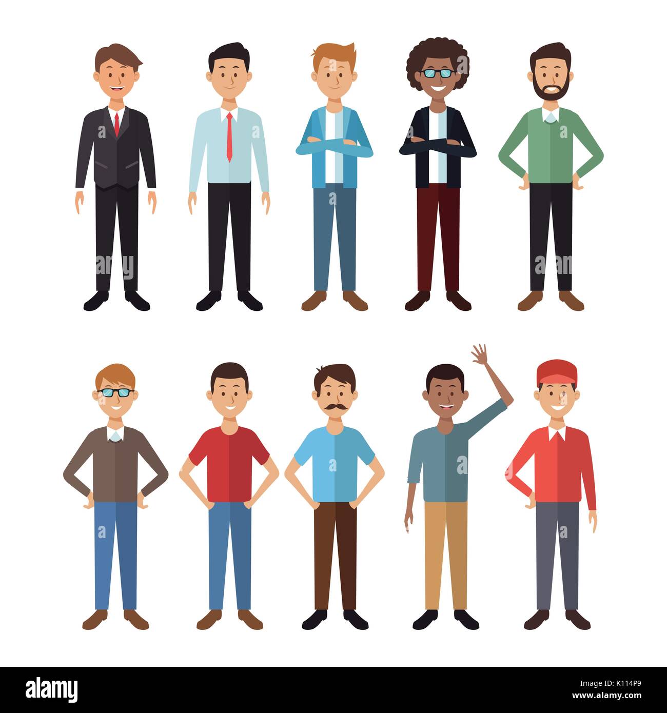 Fondo blanco con cuerpo completo macho del grupo de gente de todo el mundo Imagen Vector de stock - Alamy Fondo blanco con cuerpo completo macho del grupo de gente de todo el mundo Imagen Vector de stock - Alamy